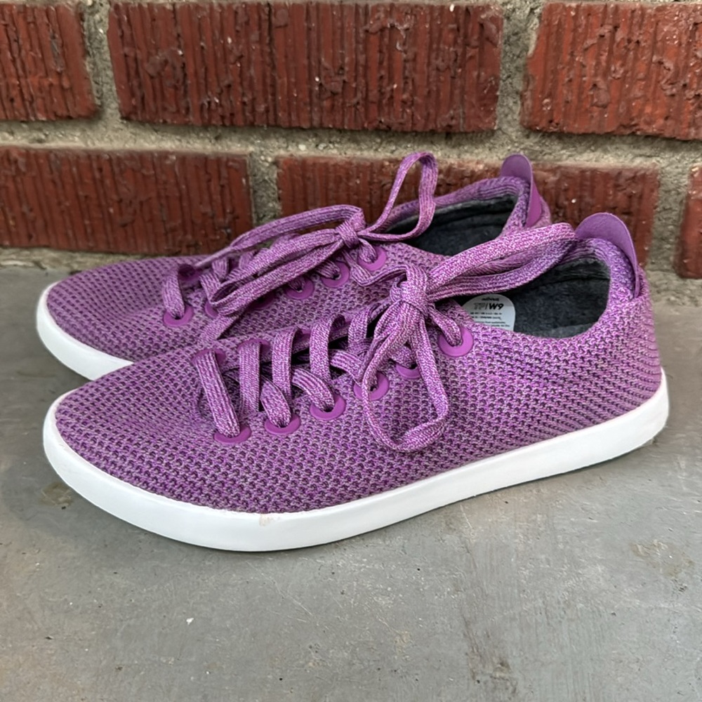 Allbirds Women's Purple Sneakers - Picture 2 of 9